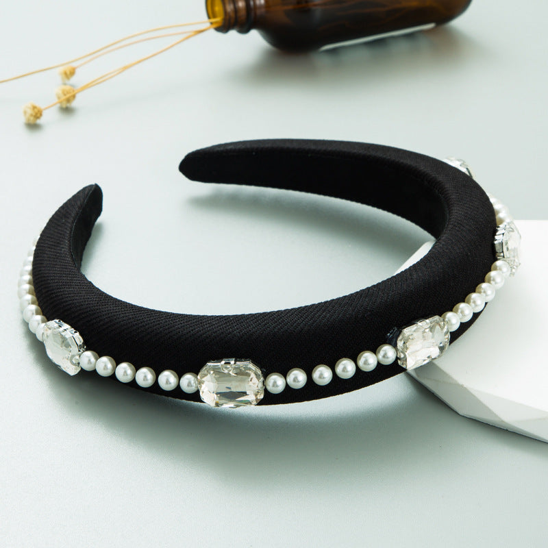 Rhinestone Pearl Hair Band Head Accessories