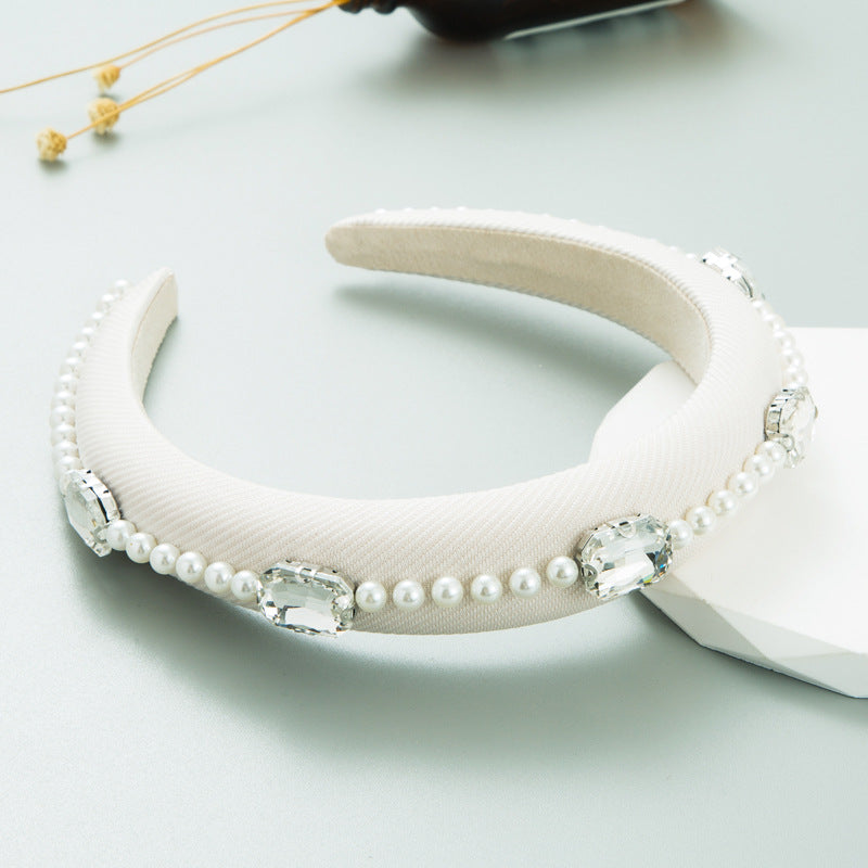 Rhinestone Pearl Hair Band Head Accessories