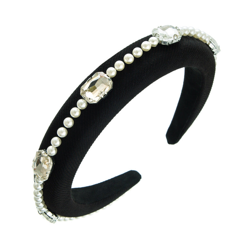 Rhinestone Pearl Hair Band Head Accessories