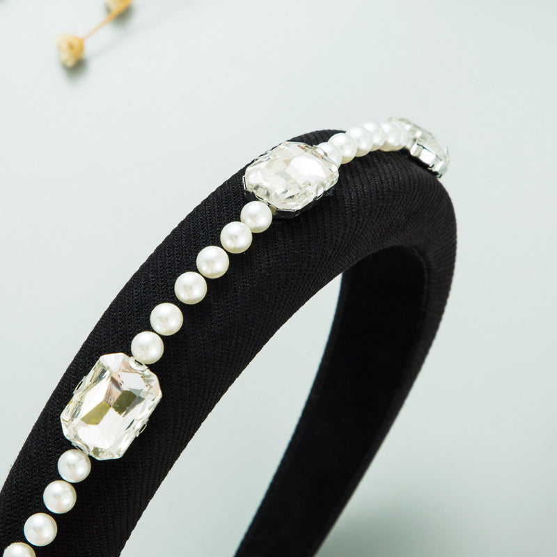 Rhinestone Pearl Hair Band Head Accessories