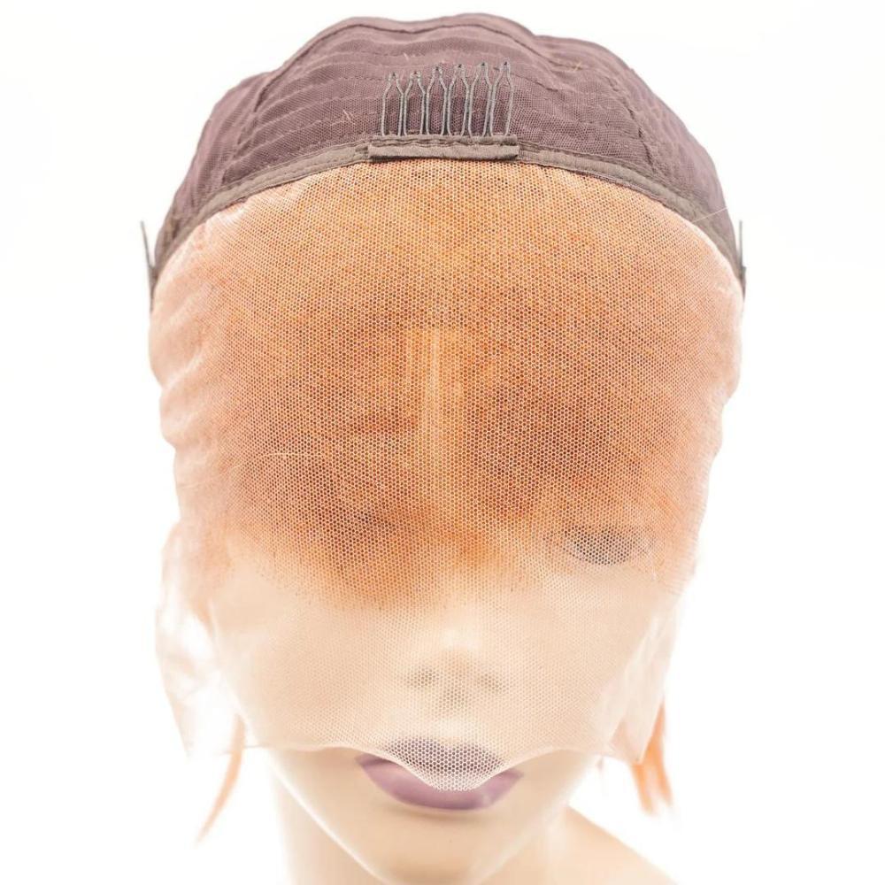 Amber Spice Transparent Lace Front Bob Wig